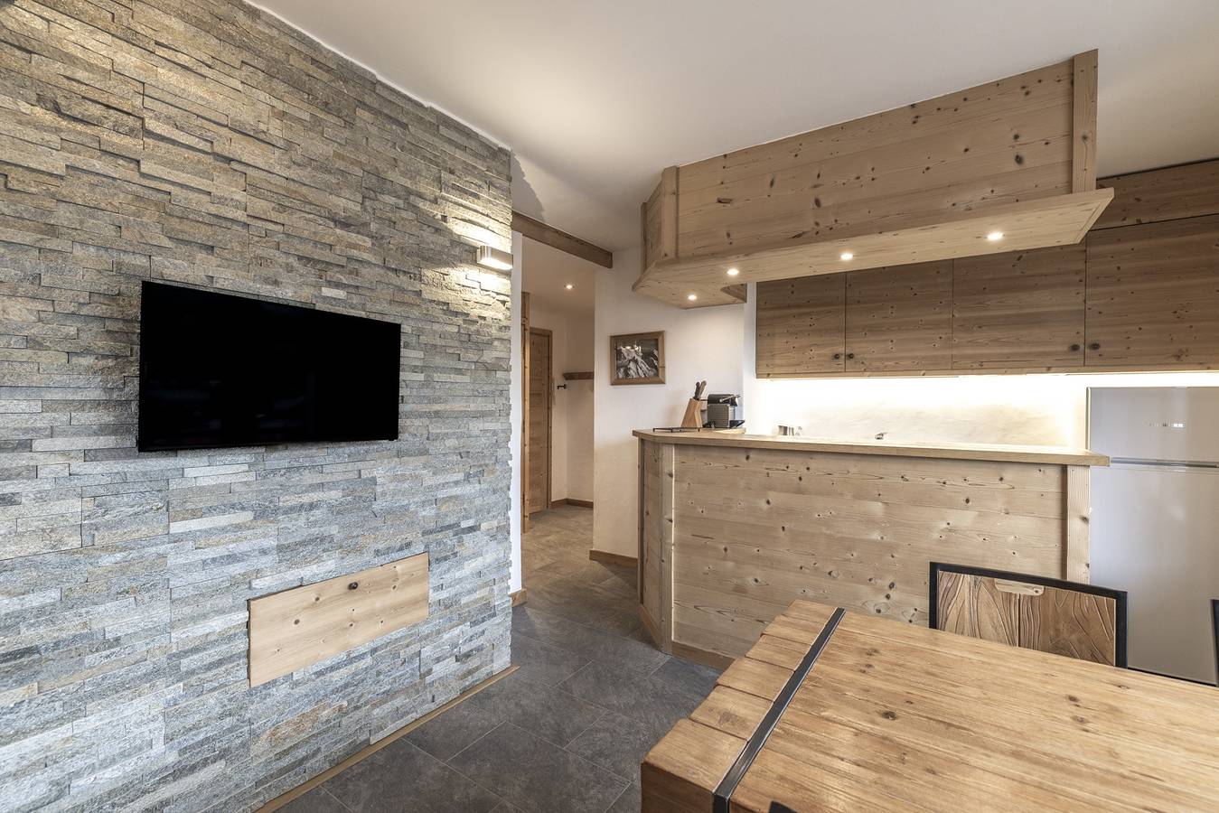 Appartement entier, Appartement "Au Centre De Megève" avec vue sur les montagnes, jardin partagé et Wi-Fi in Megève, Pays du Mont-Blanc