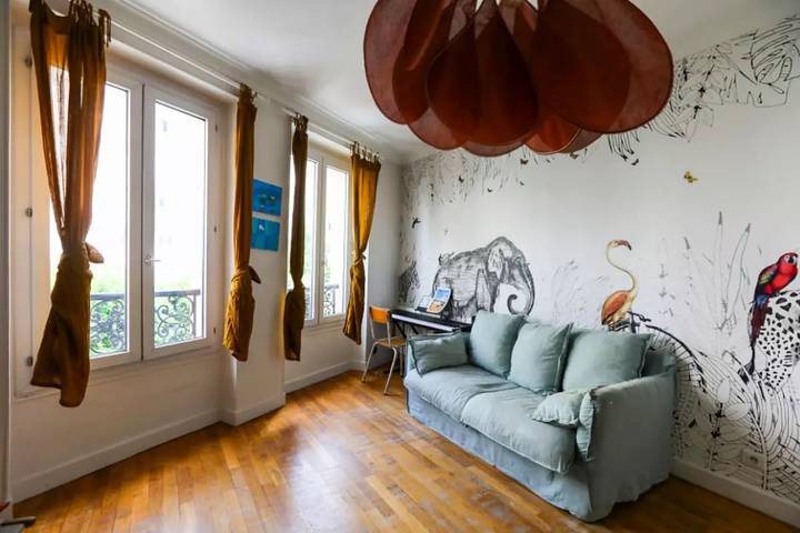 Gîte pour 5 personnes à Levallois-Perret