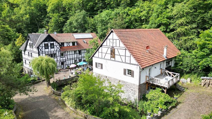 Ferienwohnung für 4 Personen, mit Garten am Vogelsberg Region