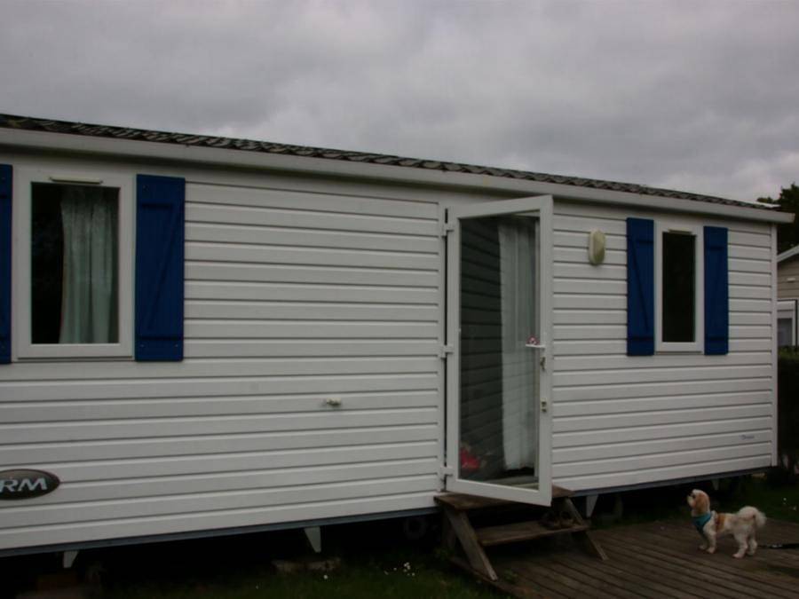 Camping Paradis d'Arvor - Mobilhome 4 personas - Dominó in Ambon, Côte des Mégalithes