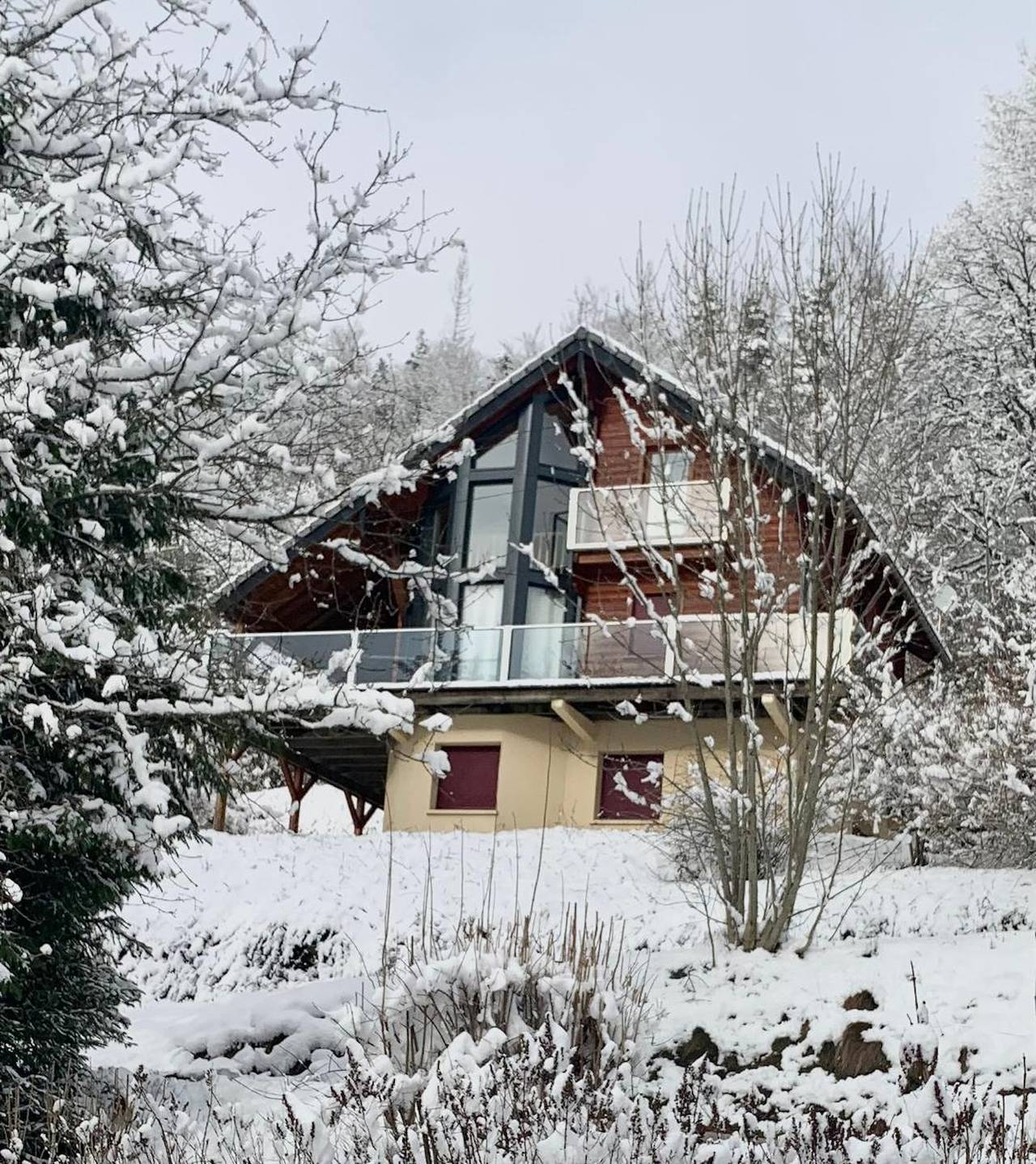Gemütliches Chalet in Basse-sur-le-Rupt, herrlicher Bergblick in Basse-sur-le-Rupt, Regionaler Naturpark Belchen der Vogesen