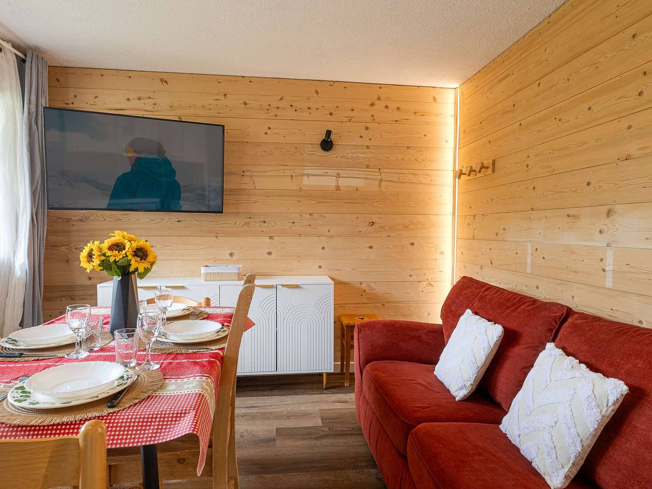 Appartement entier, Appartement skis aux pieds - 6 pers. in Plagne Villages, La Plagne-Tarentaise