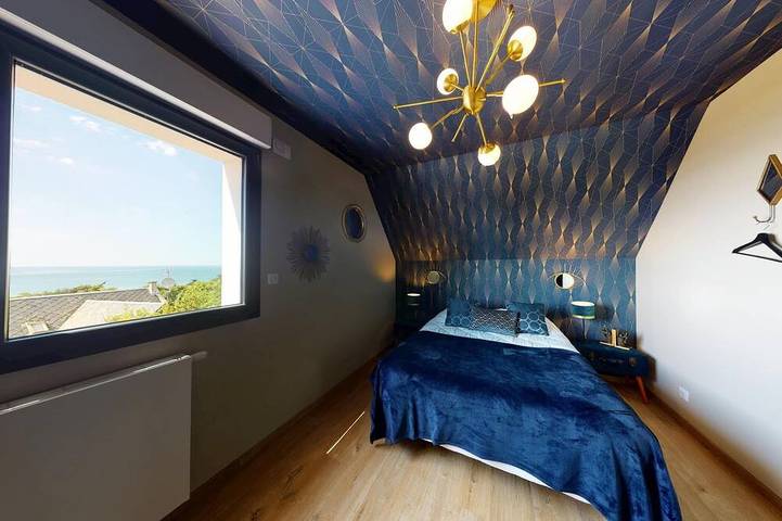 Casa Antoine 15pers : vue mer, 10 min à pied plage in Donville-les-Bains, Côte de la Déroute