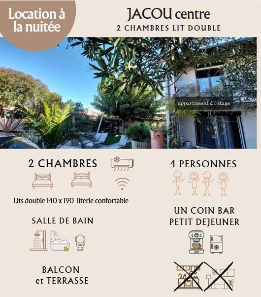 Gîte pour 4 personnes, avec balcon à Jacou - 2