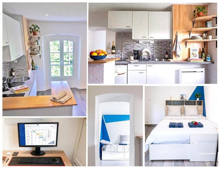 Gîte pour 3 personnes, avec vue, adapté aux familles dans Saint-Béron - 2