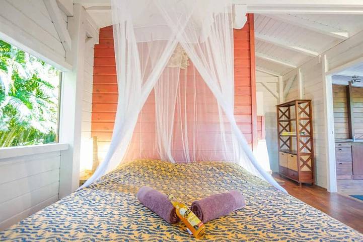 It Racoon Bungalow Garten und Pool in Pointe-Noire, Guadeloupe
