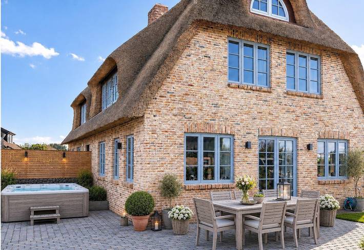Ferienhaus für 6 Personen, mit Garten und Whirlpool sowie Sauna, mit Haustier - 1