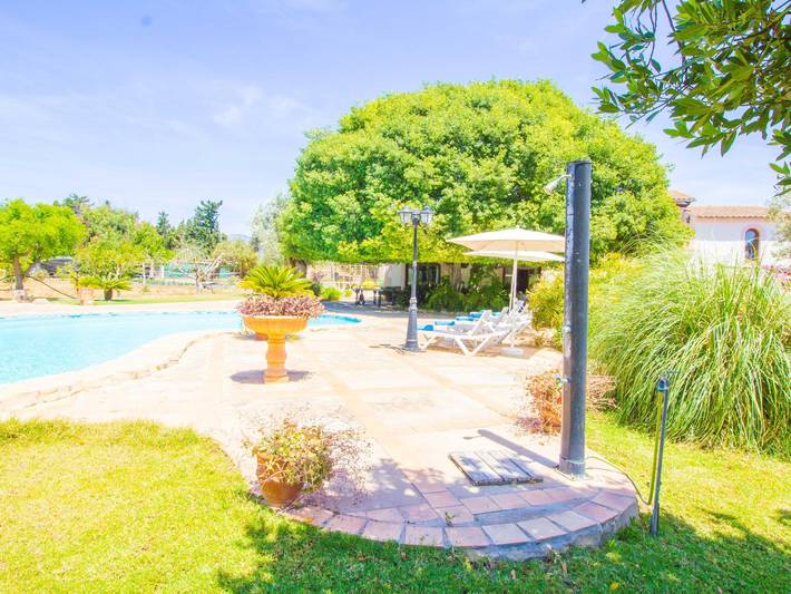 Ganze Ferienwohnung, Villa „Cas Moliner“ mit Wlan, Klimaanlage und privatem Pool in Son Sardina, Palma