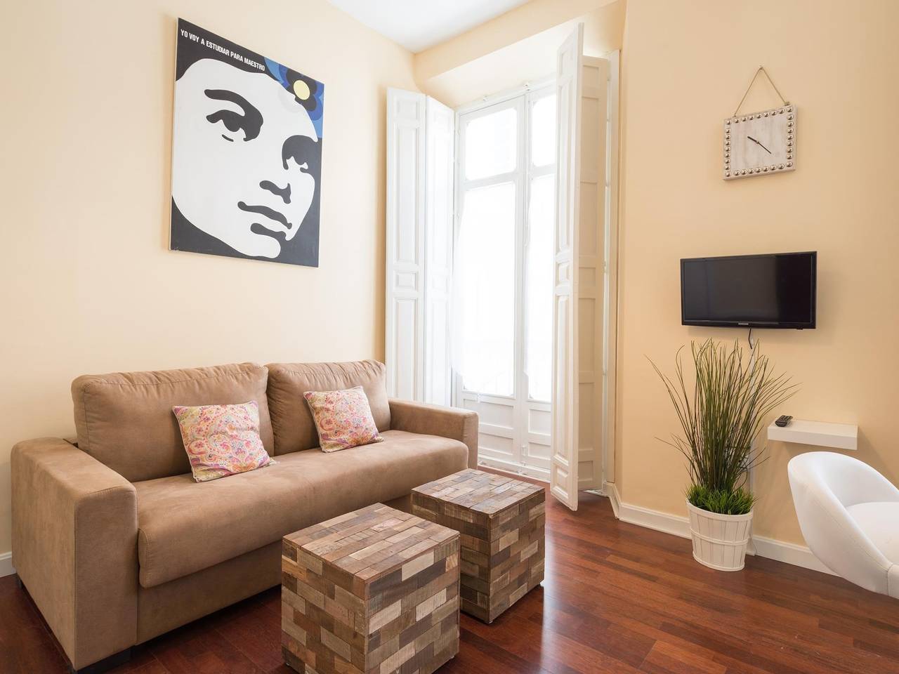 Ganze Ferienwohnung, Ferienwohnung für 4 Personen mit Balkon in Malaga Centro Historico, Malaga