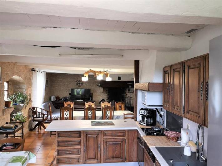 Location de vacances pour 10 personnes, avec piscine ainsi que vue et jardin, animaux acceptés à Aujols - 3