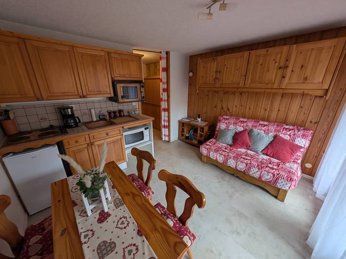 Gîte pour 4 personnes, avec balcon dans Station de Morillon