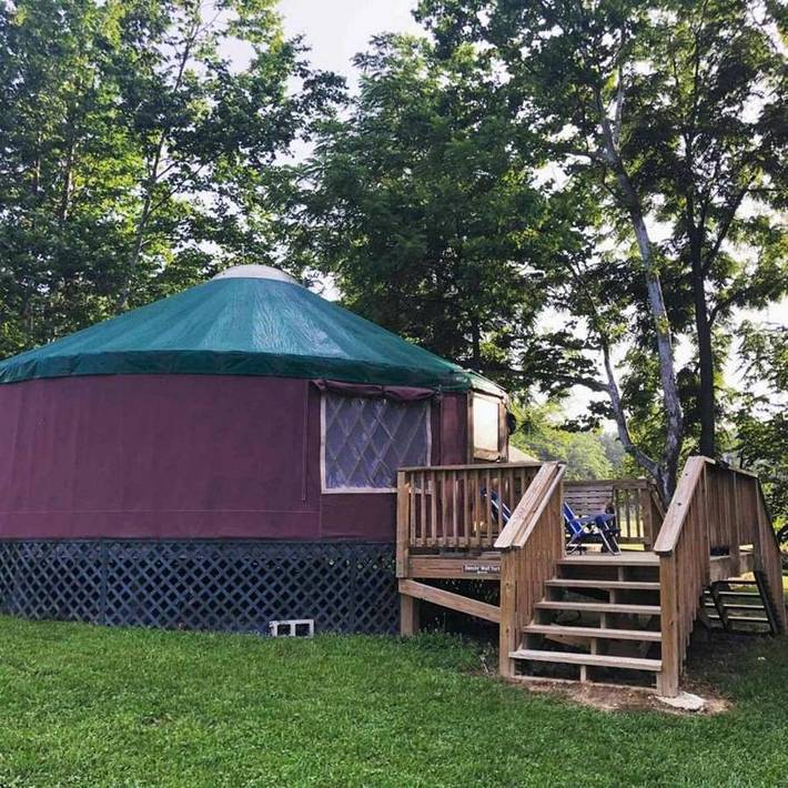 Camping für 6 Personen, mit Terrasse in Virginia