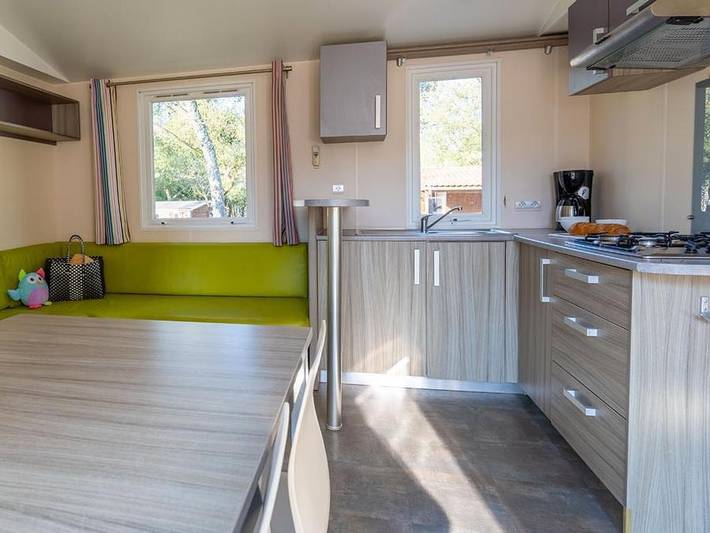 Mobil home pour 7 personnes, avec bassin pour enfant dans Etang De Soustons - 3