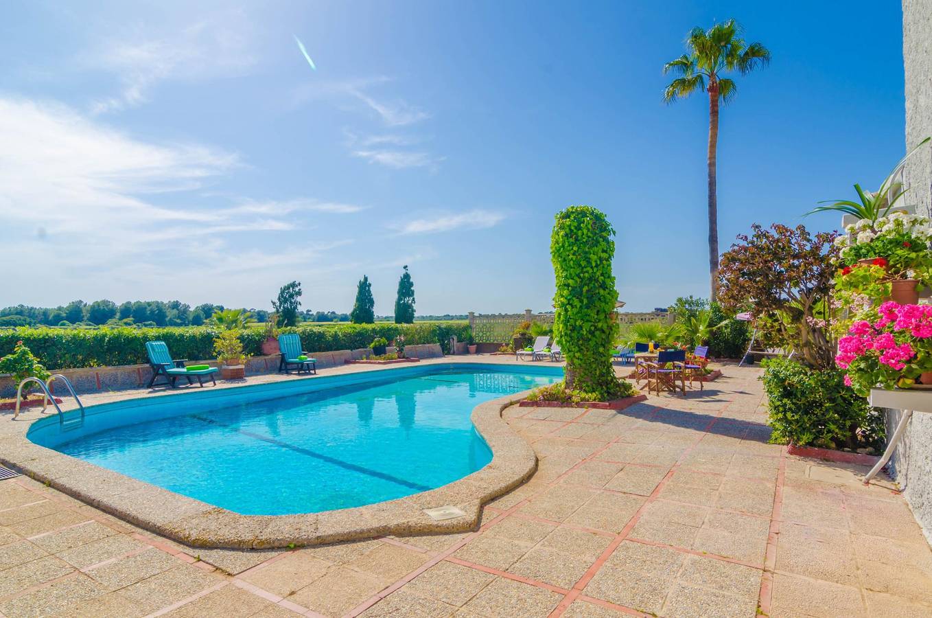 Torre Marina - Ferienhaus mit privaten Pool in Sa Ràpita. Wifi gratis in Es Trenc, Campos