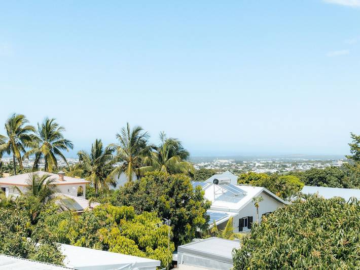 Ganze Wohnung, Haus mit Meer- und Bergblick - 6 Pers. in Saint-Louis, La Réunion