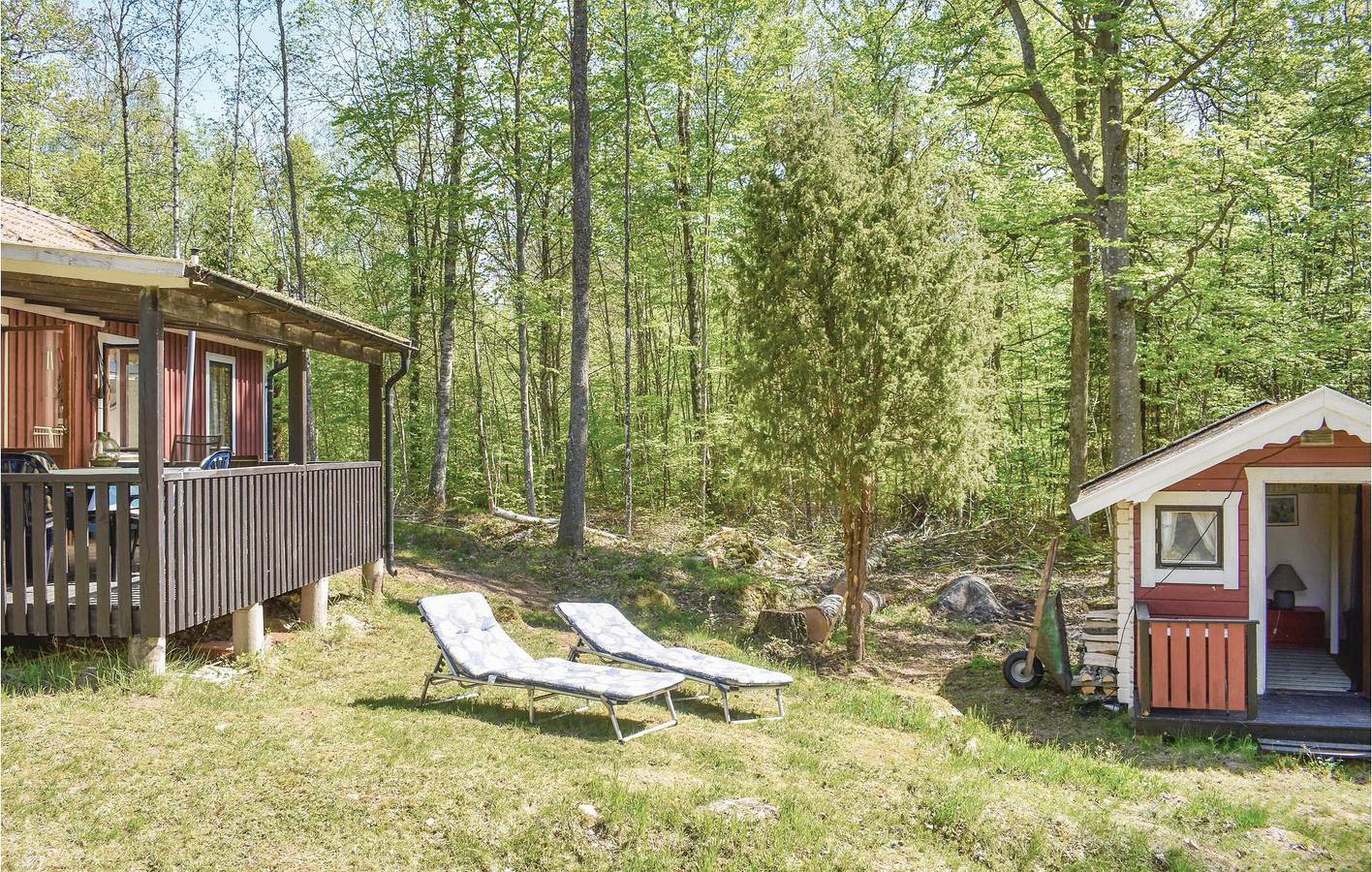 Ferienhaus für 6 Personen mit Terrasse in Karlshamns und Umgebung