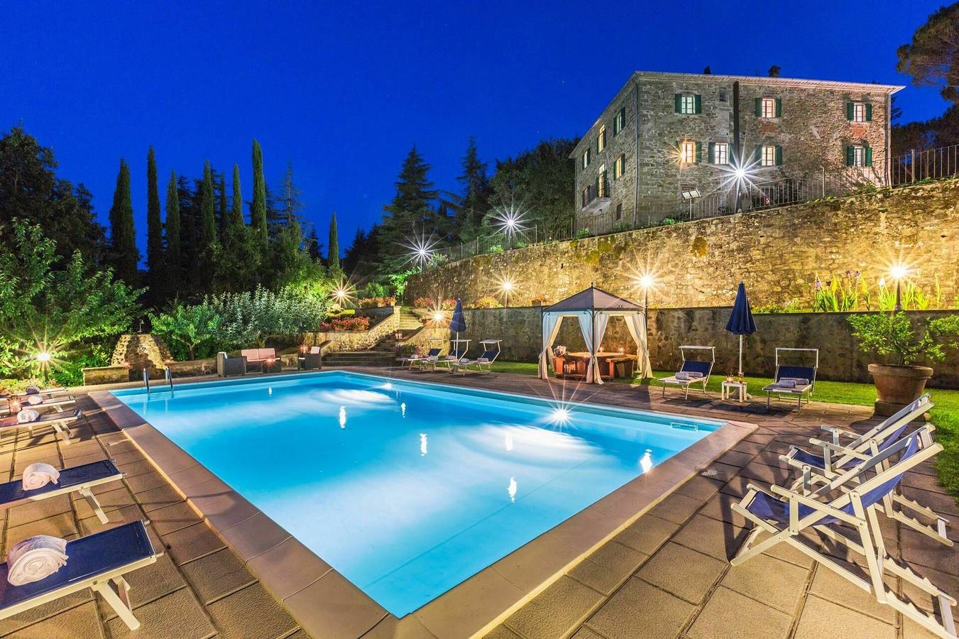 Villa für 12 Personen mit Balkon in Monterchi, Valtiberina