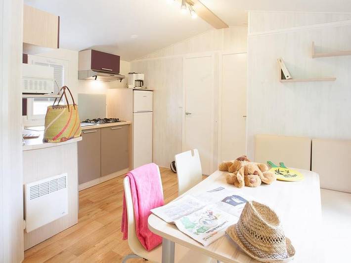 Camping Sites et Paysages - Le Ventoulou - Mobilheim 6 personen - Cottage Autoire Tribu - 3 Zimmer in Thégra, Regionaler Naturpark Causses du Quercy