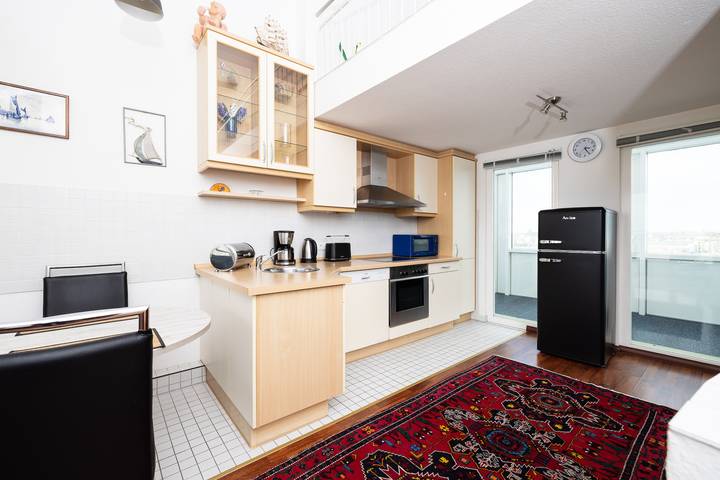 Ganze Ferienwohnung, Exklusive Ferienwohnung am Südstrand mit Panoramabalkon & Meerblick | Wohnung 92 in Südstrand (gebührenfrei), Wilhelmshaven
