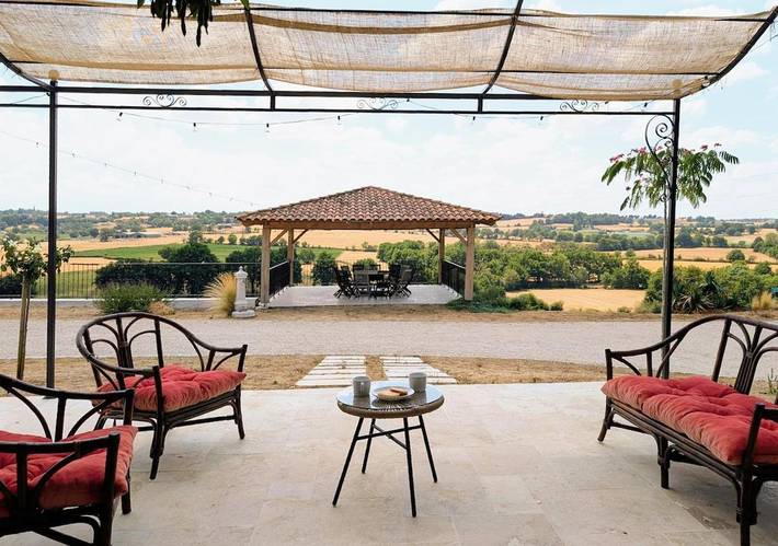 Location de vacances pour 10 personnes, avec Terrasse et Vue dans Loublande