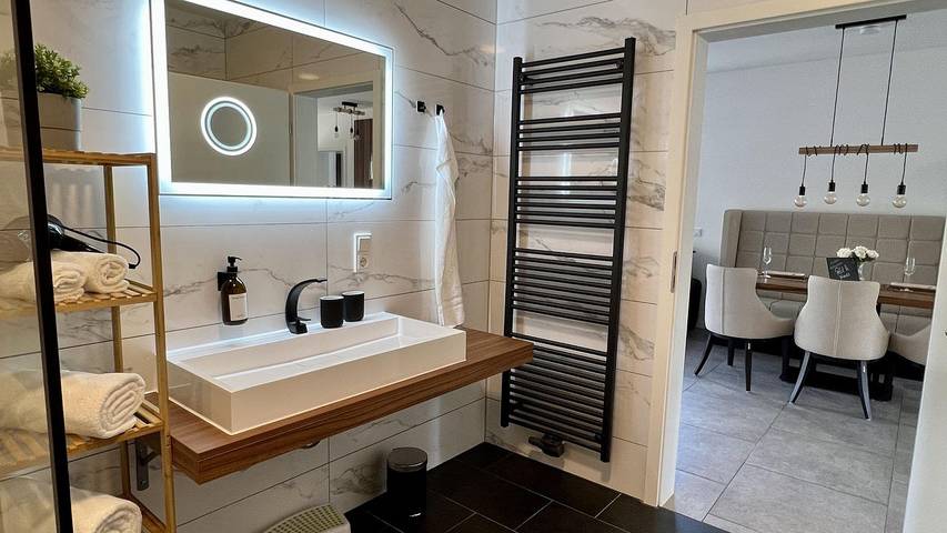 Ferienwohnung für 4 Personen, mit Terrasse und Sauna sowie Whirlpool und Garten am Bostalsee - 3