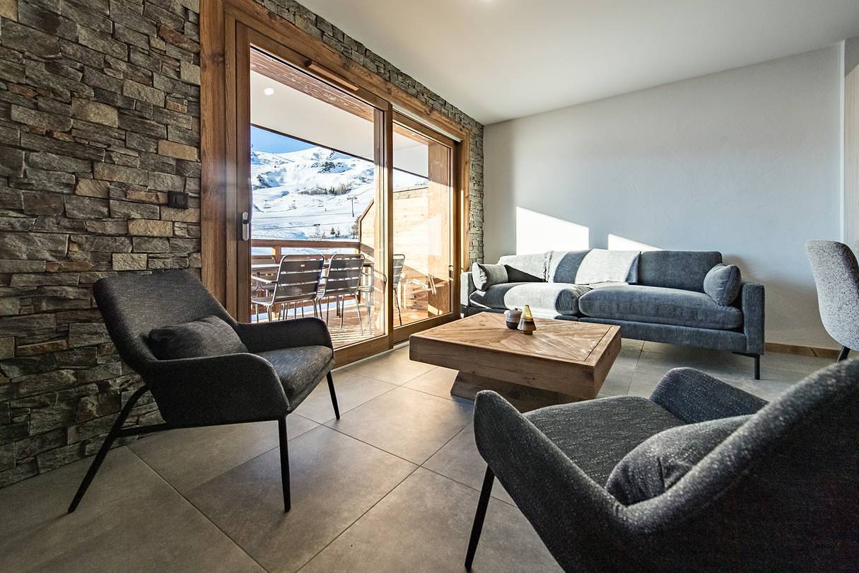 Apartamento vacacional entero, Apartment for 6 people in a new residence on the slopes in La Toussuire, Fontcouverte-la Toussuire