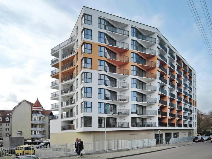 Domek letniskowy dla 4 osób, z Balkon w Wyspa Wolin