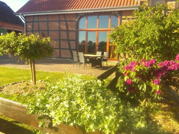 Ferienwohnung für 6 Personen, mit Terrasse und Garten sowie Ausblick in Trebel - 2