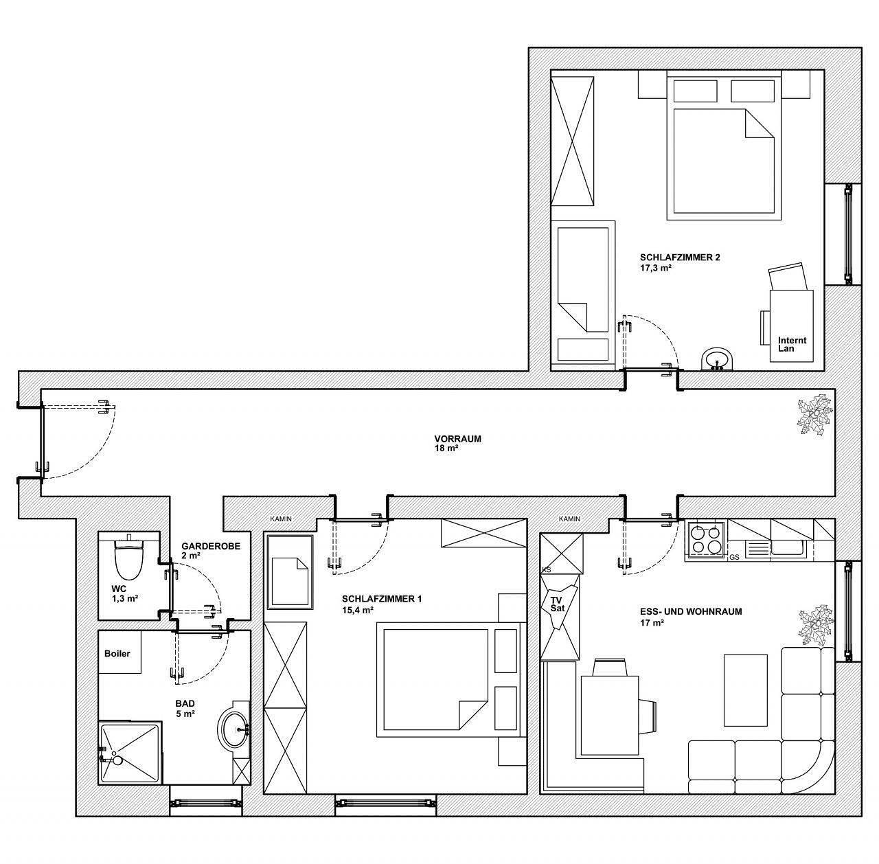 Ferienwohnung Ossiacher Tauern in Ossiach, Bezirk Feldkirchen