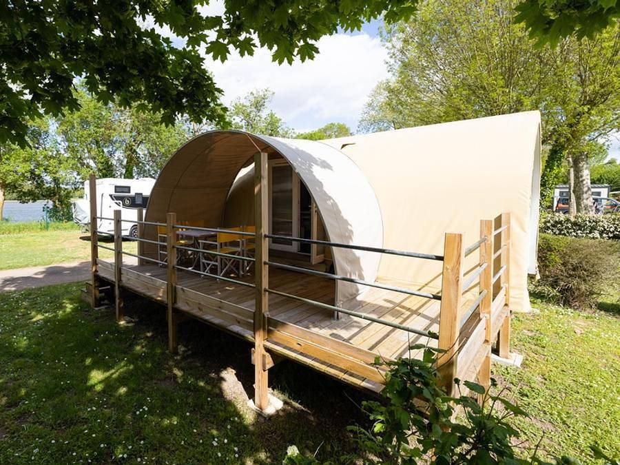 Camping L'Isle Verte - Bungalow de lona 4 personas - Coco Dulce in Montsoreau, Valle del Loira