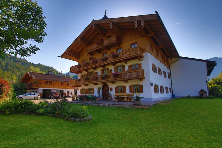 Bauernhof für 2 Personen, mit Balkon und Terrasse sowie Garten
