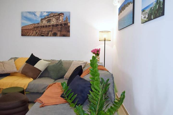 Maison de vacances pour 4 personnes, avec Balcon et Terrasse à Monteroni di Lecce