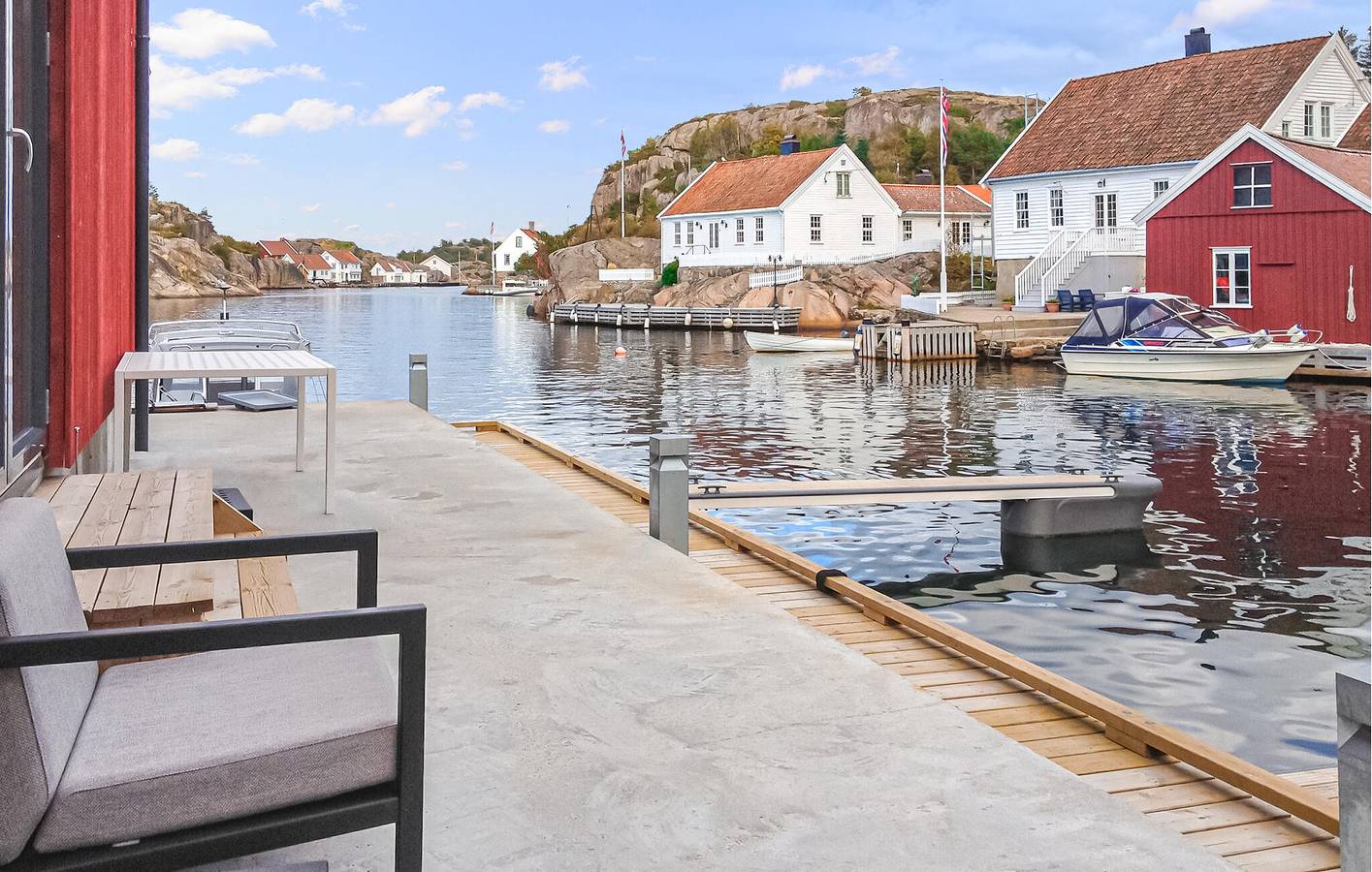 Hel ferieleilighet, Ferieleilighet for 6 personer med hage in Søgne 
