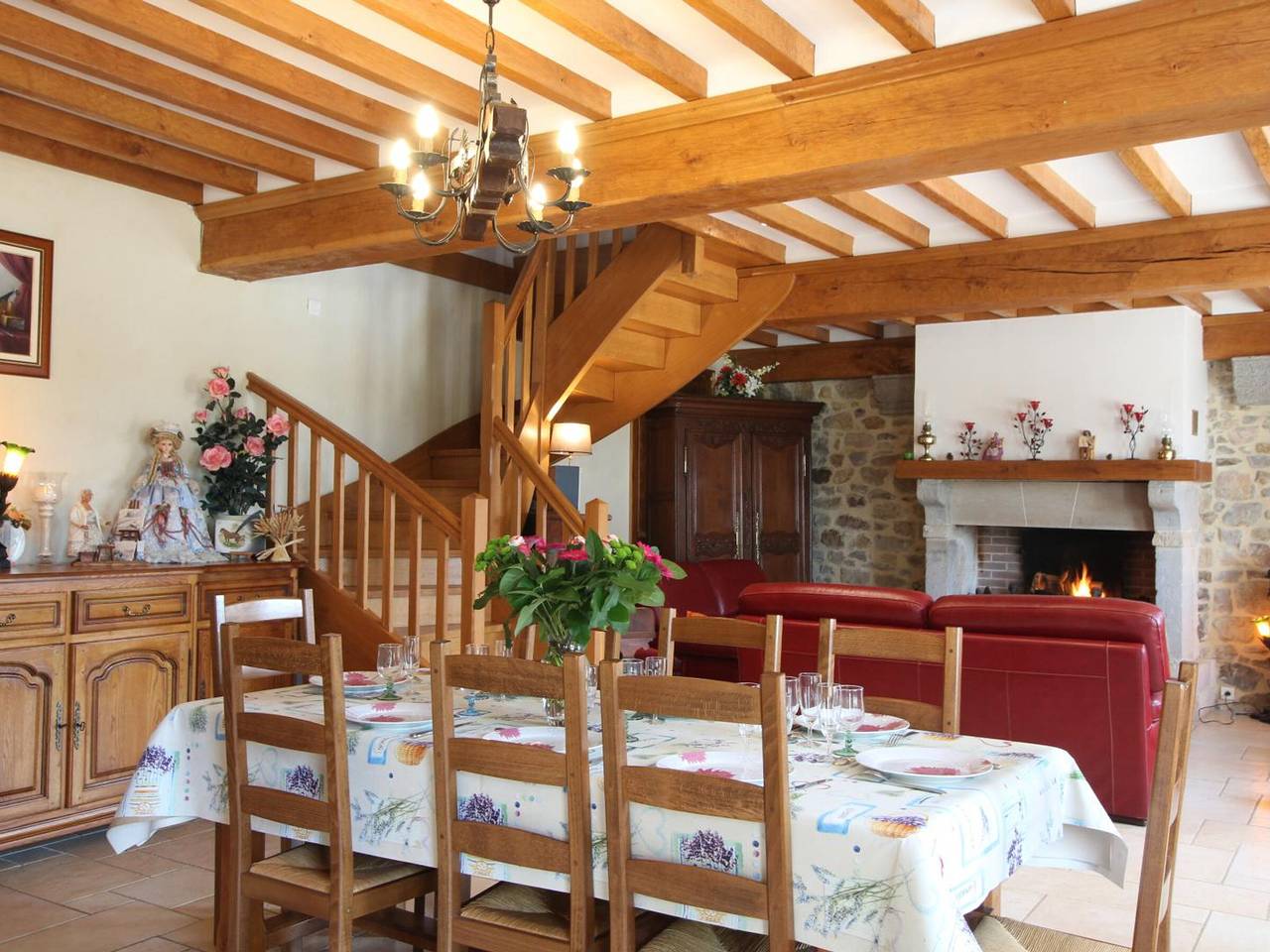 Casa espaciosa con jardín, chimenea y Wifi, se admiten animales in Grosville, Côte de la Déroute