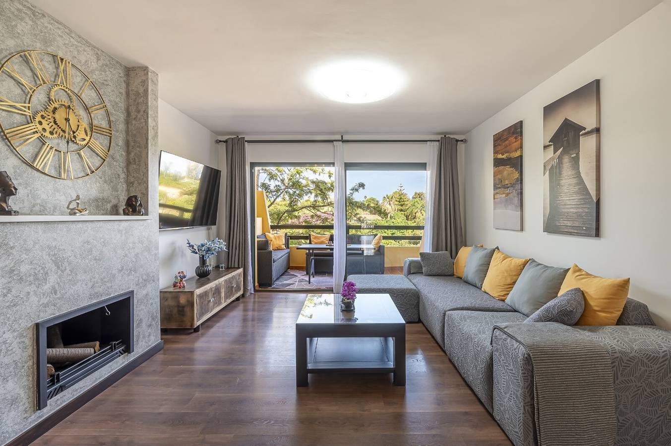 Hel lejlighed, Ferielejlighed for 4 personer med have in La Resina, Estepona
