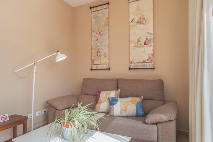 Ganze Wohnung, Ferienwohnung 'San Miguel' mit Meerblick, WLAN und Klimaanlage in La Costurera, Gáldar