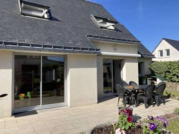 Cottage pour 7 personnes, avec balcon et jardin dans Port Haliguen