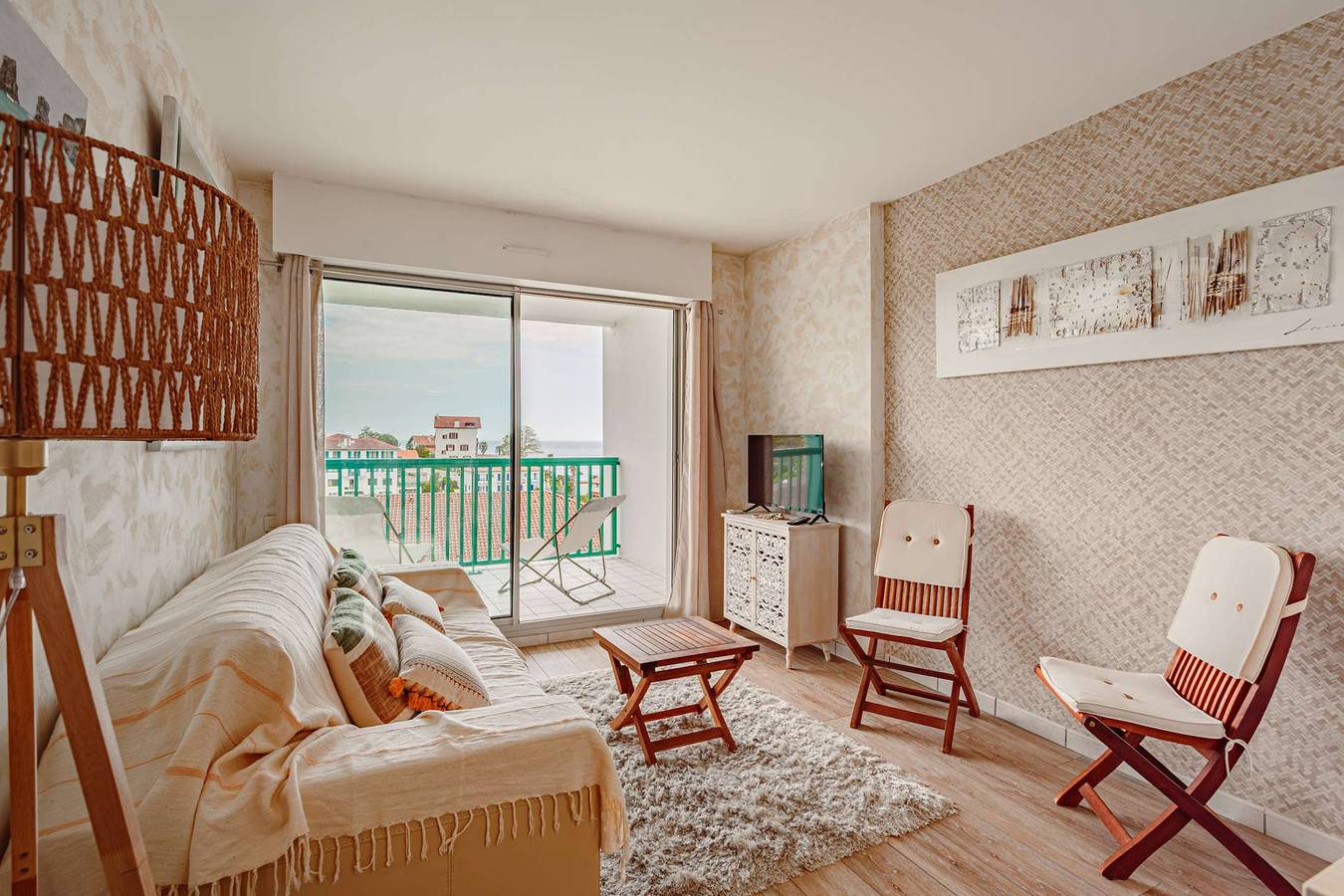 Apartamento entero, Apartamento de vacaciones para 2 personas con terraza in Ciboure, Region de Bayona