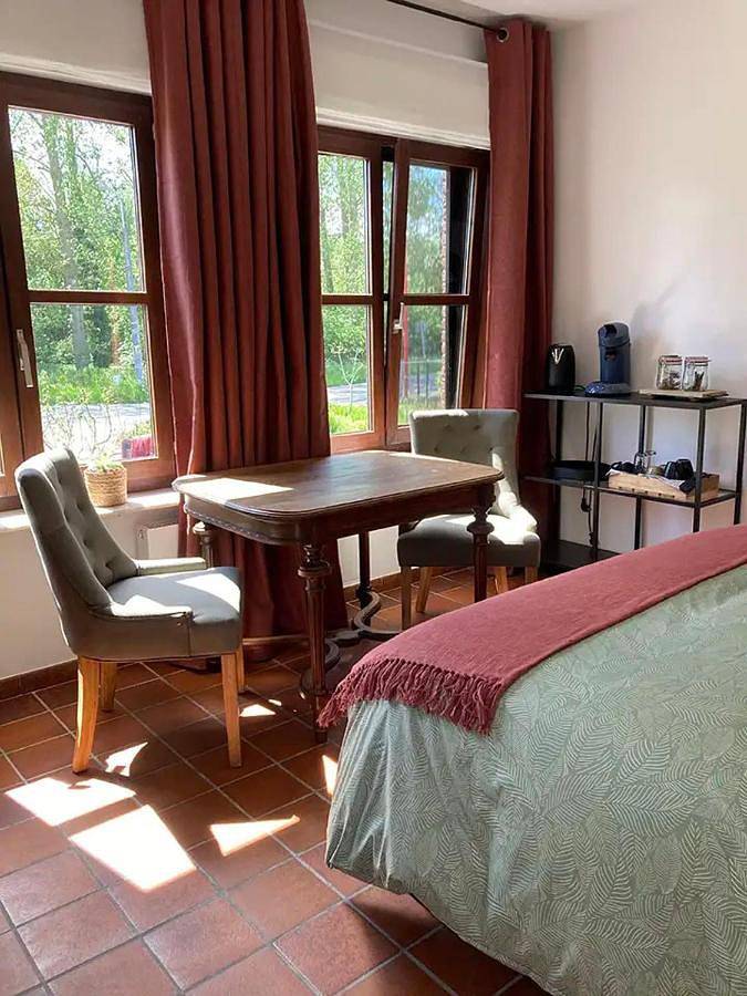 Gîte pour 2 personnes, avec jardin et vue dans Grimbergen