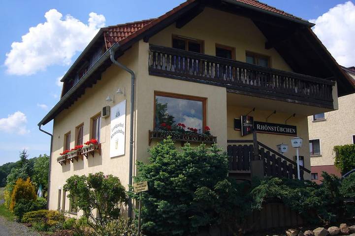 BnB für 4 Personen, mit Terrasse und Garten an der Rhön