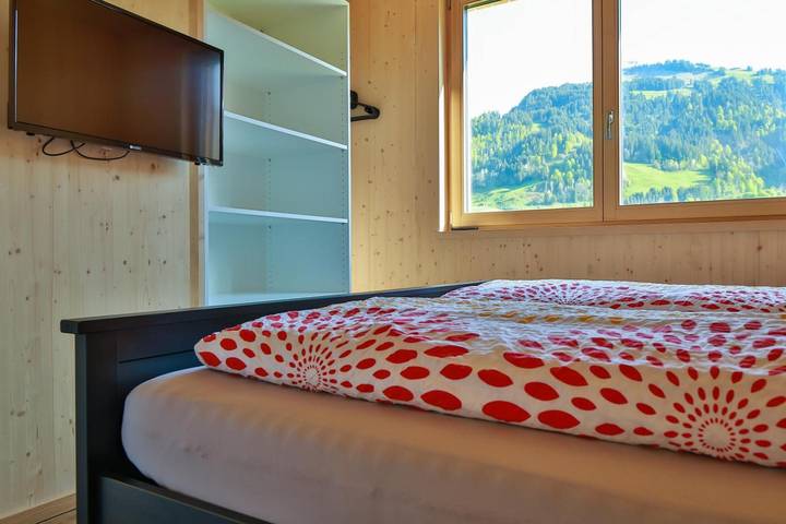 Ganze Wohnung, Ferienwohnung 'Bergreich 1' mit Bergblick, Balkon und WLAN in Bregenzerwald (Vorarlberg), Schoppernau
