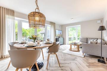 Ferienwohnung für 3 Personen, mit Terrasse in der Husumer Bucht