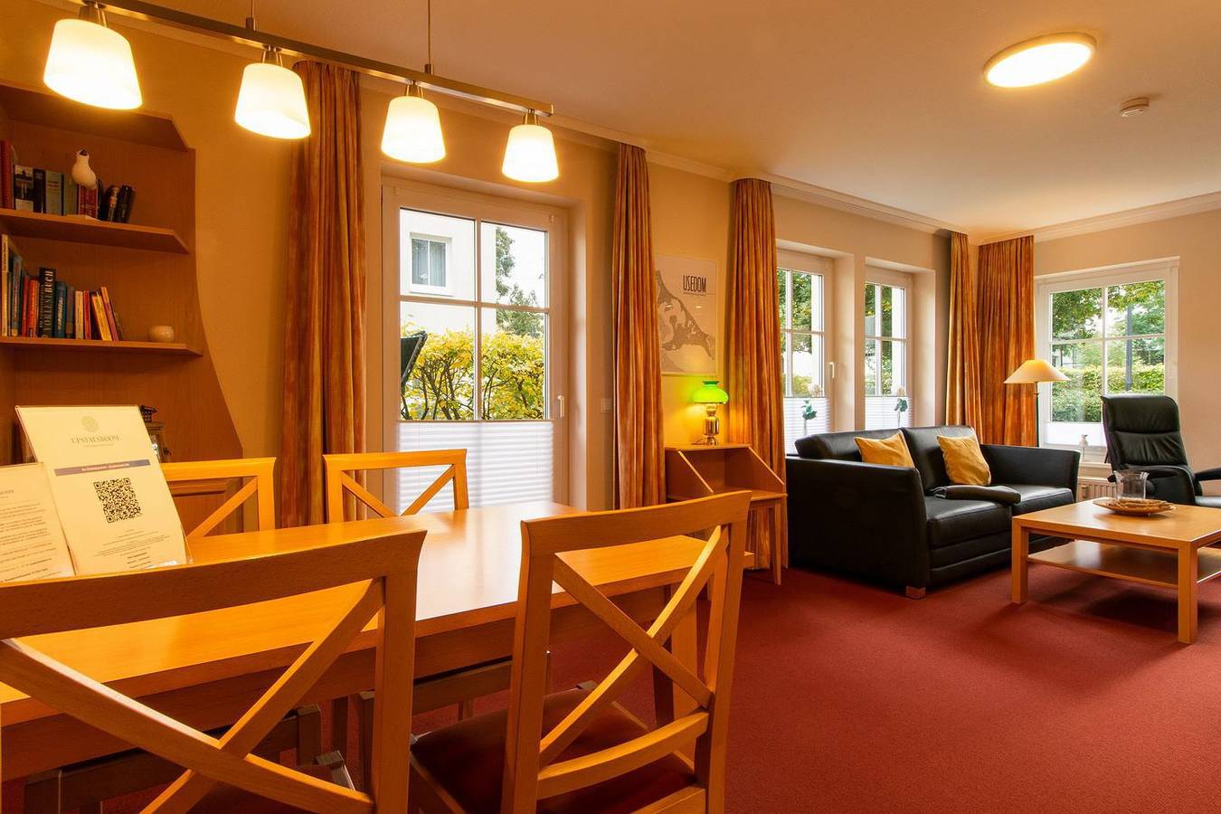 Ganze Wohnung, Ferienwohnung mit Terrasse in toller Lage am Strandzugang - nur 100 m zur Ostsee in Seebad Heringsdorf, Heringsdorf