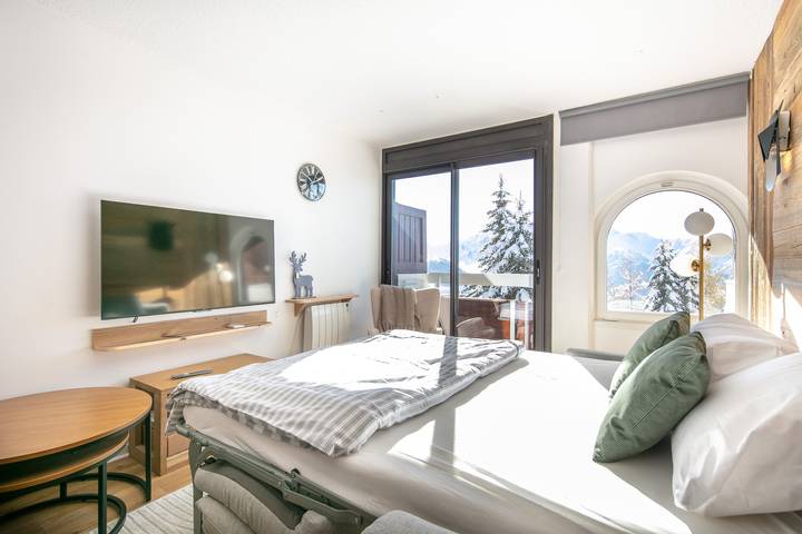 Entire apartment, Le Roche Mantel - Appart 4p à Alpe d'Huez in Huez, Écrins National Park
