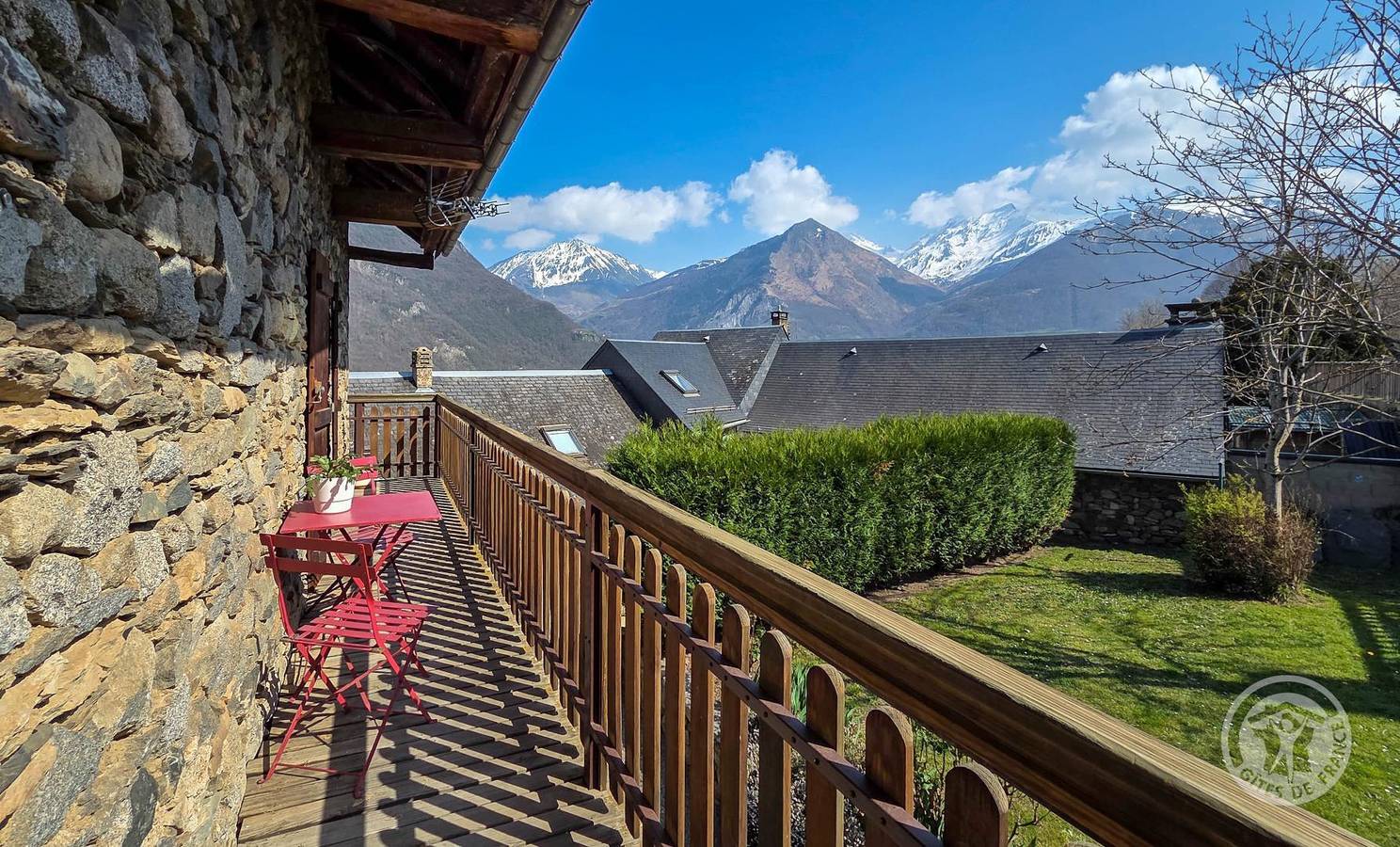Gîte voor 6 personen met terras in Sazos, Nationaal park de Pyreneeën