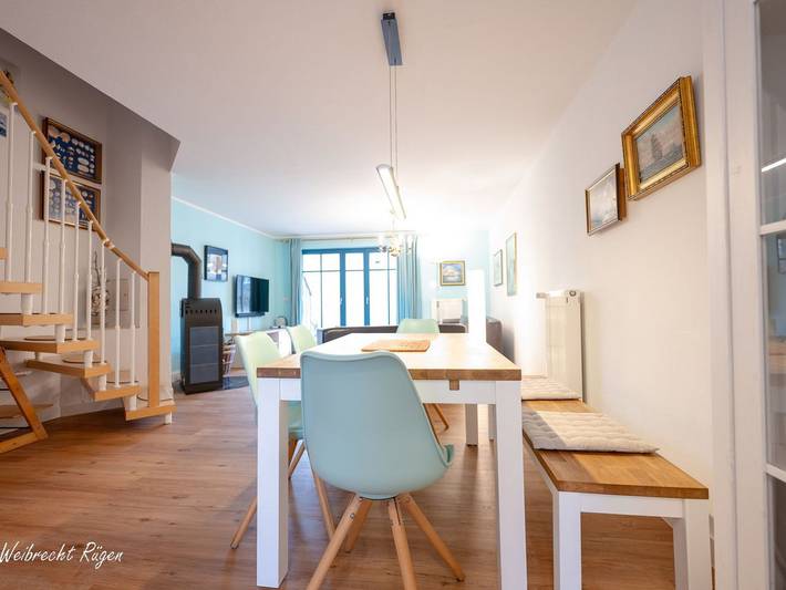 Reetdachhaus Holunder 1 - Haus Holunder 1 – Geborgenheit unter Reet im Herzen der Puddeminer Wiek in Puddemin, Poseritz