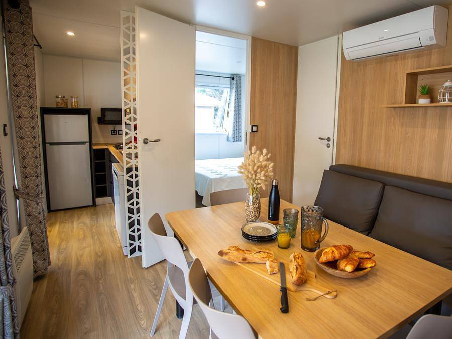 Camping La Grière - Mobilhome 8 personnes - Mobil Home 4/8 pers climatisé in La Tranche-sur-Mer, Vendée