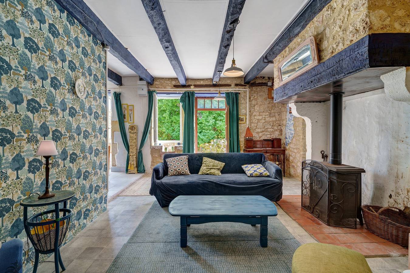 Maison de vacances « Cottage Blanc » avec terrasse privative et Wi-Fi in Beaumont-du-Périgord, Périgord Pourpre