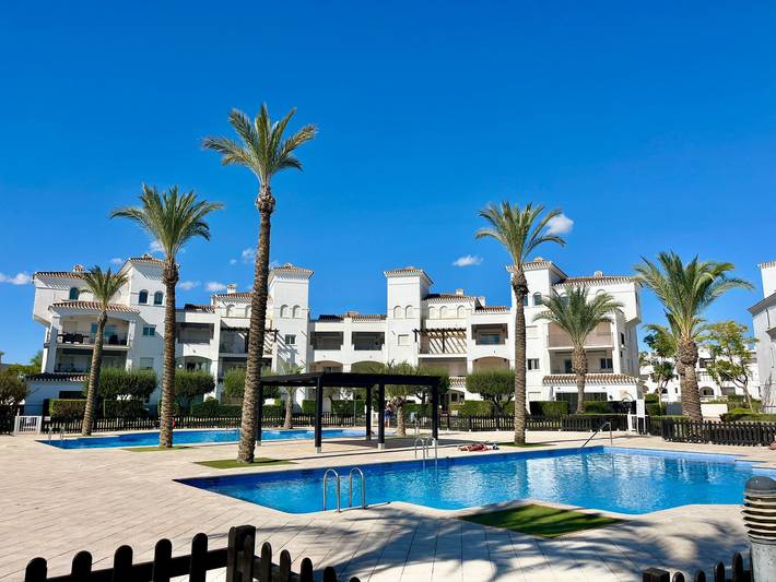 Apartamento para 5 personas, con balcón y piscina en Torre-Pacheco