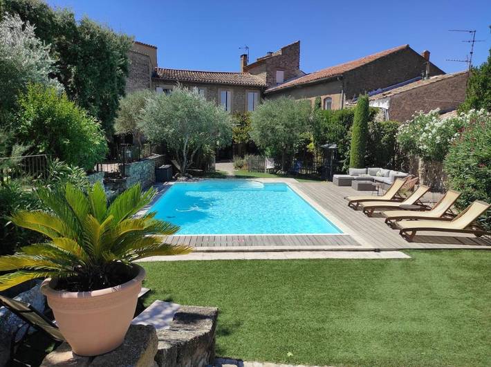 Holiday home for 9 people, with view and pool as well as garden, with pets - 1